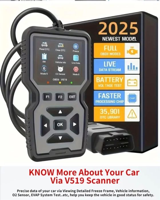 автомобильный диагностический сканер OBDII/EOBD