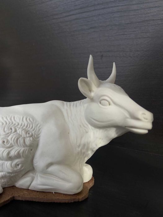 presépio em porcelana branca