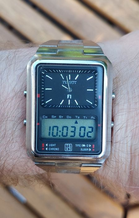 Tissot F1 TS X3 ana digi lata 70/80