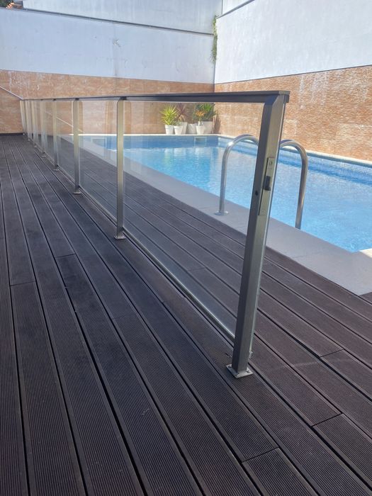 Proteção para piscina
