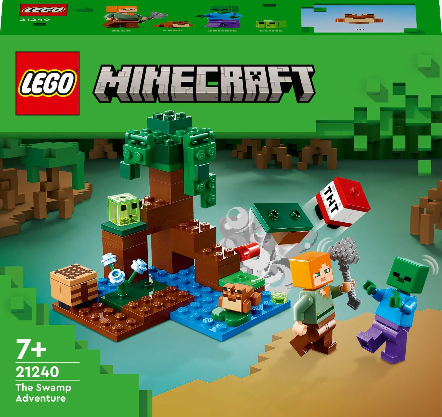 Конструктор LEGO Minecraft 21240 Пригоди на болоті