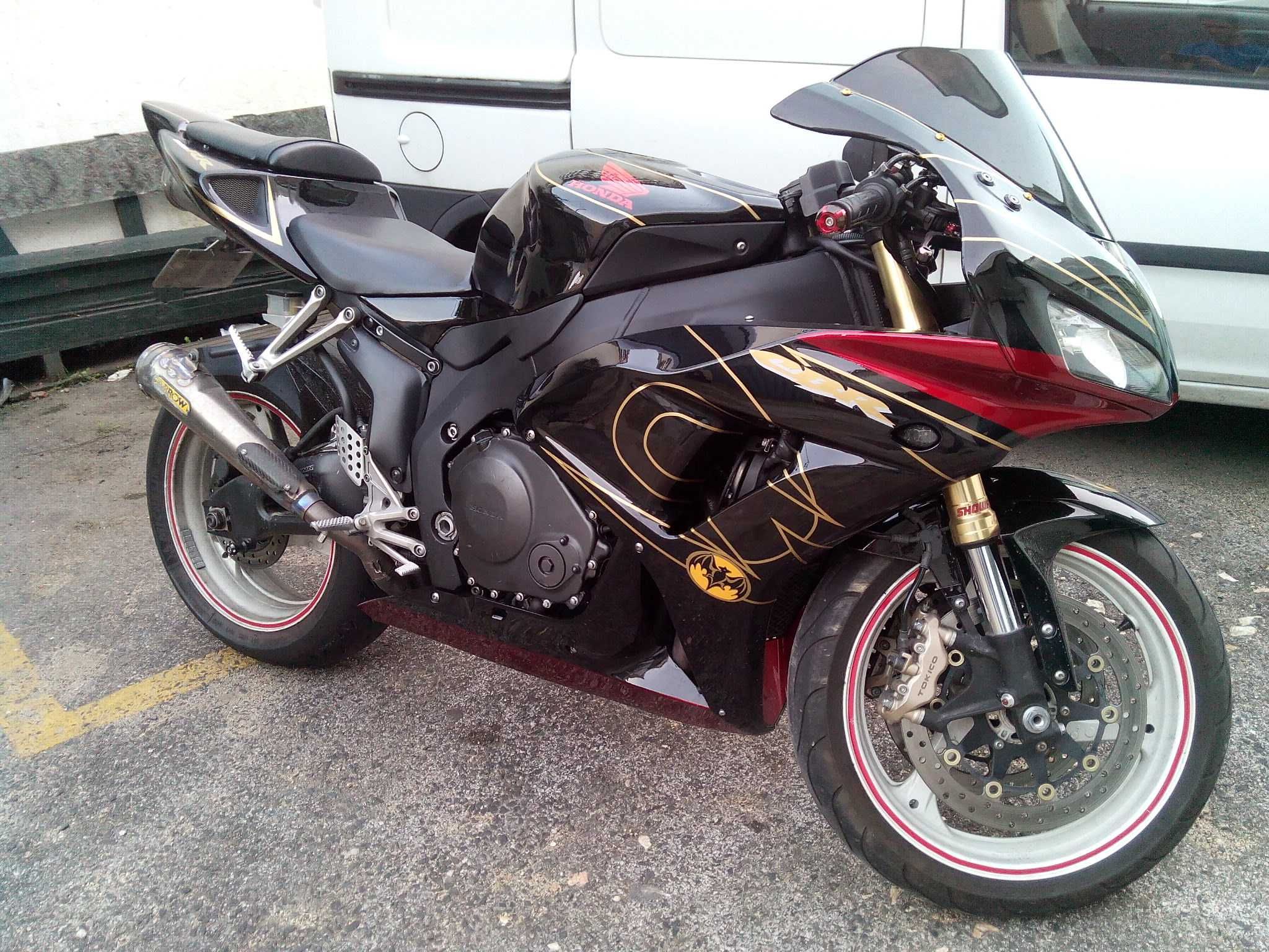 Carenagens acidentadas Honda CBR 1000 RR