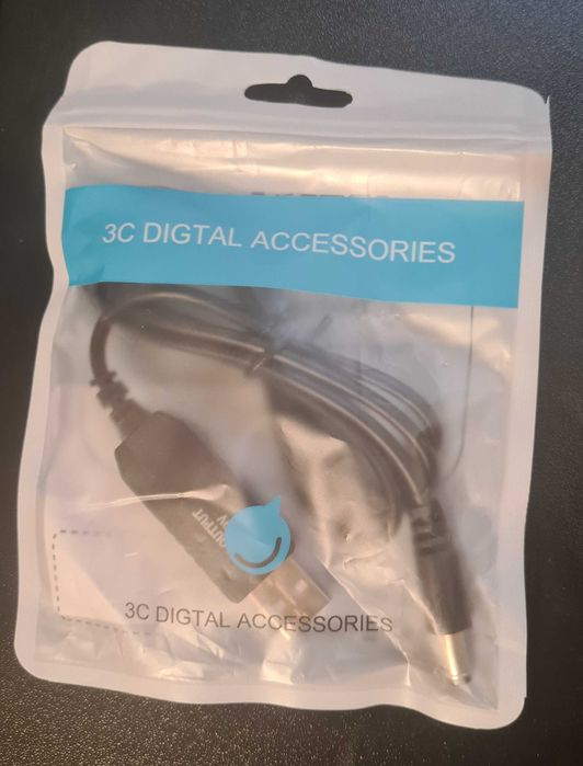 Кабель живлення USB — DC 5V до 9V (новий)