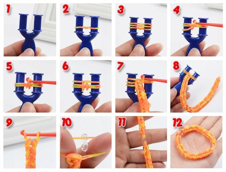 Zestaw Gumek Gumki Do Robienia Bransoletek Kreatywny Mocne Xxl Kolory