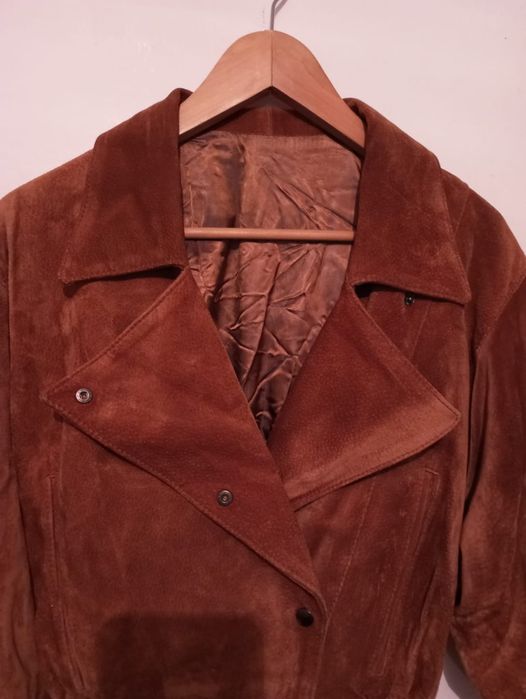 Casaco de Pele Vintage Tamanho M