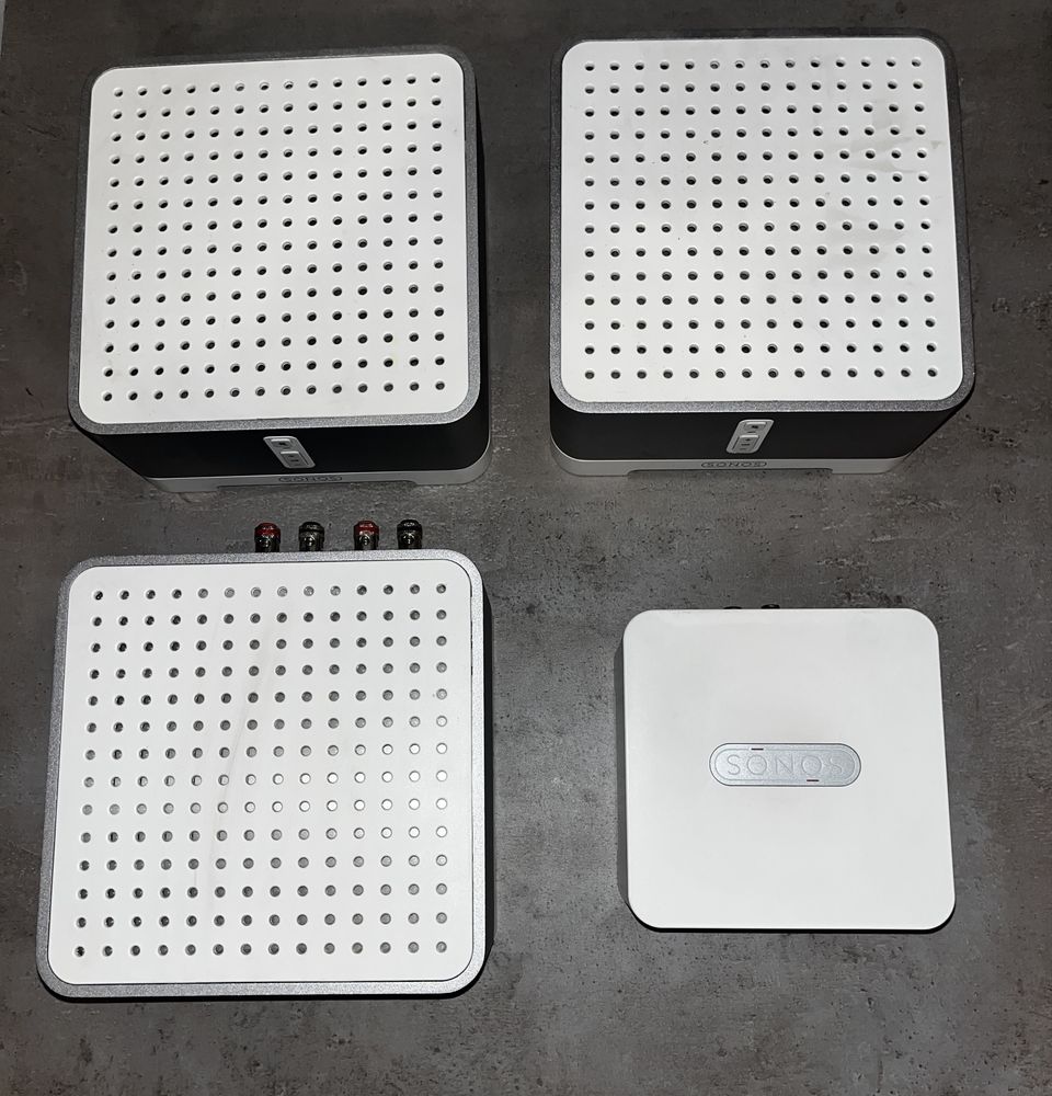 Sonos ZonePlayer ZP120 (3 szt.) + ZP90 – multiroom, WiFi