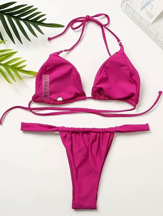 Роздільний рожевий купальник