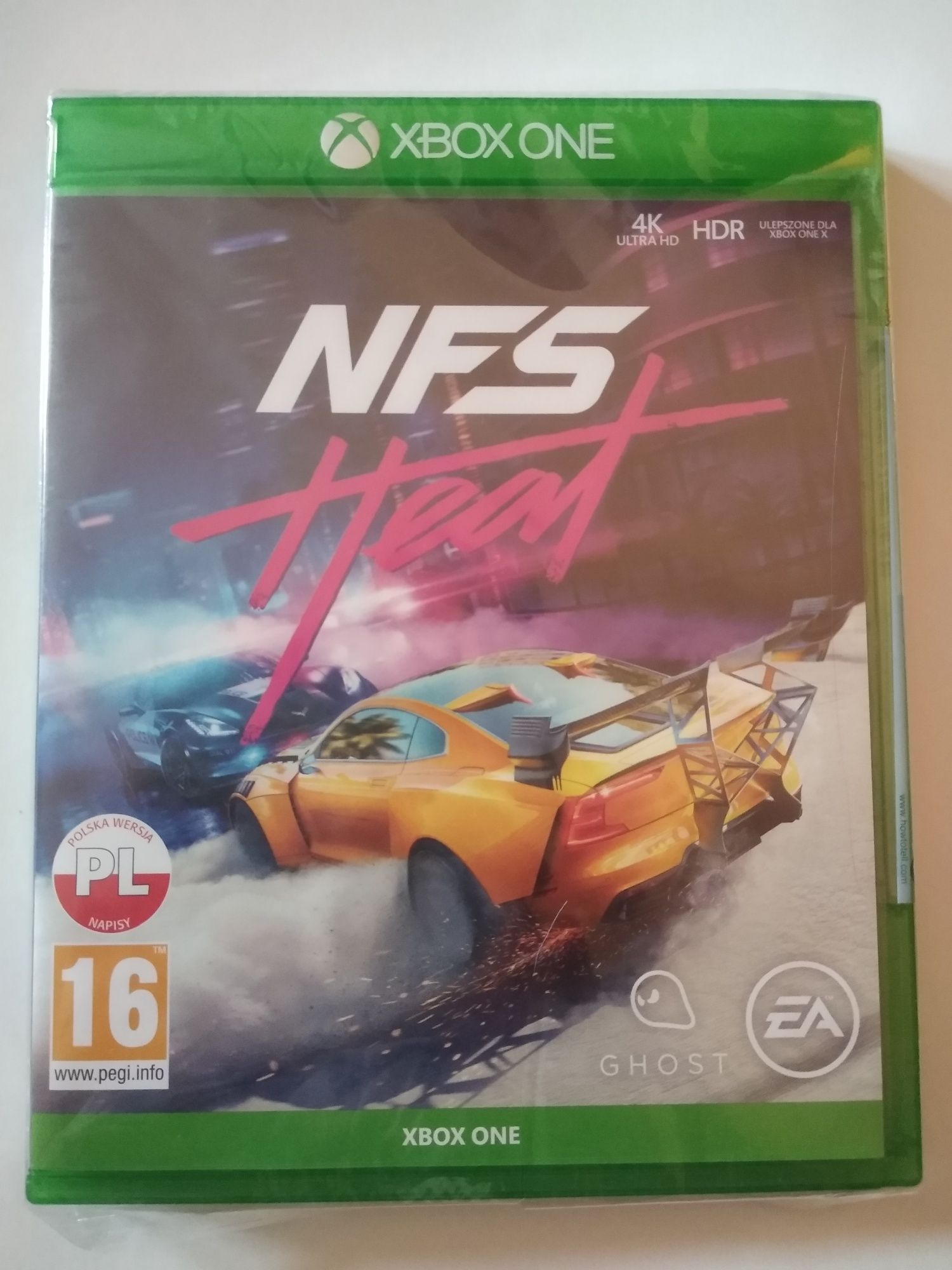 Need For Speed Heat PL + steelbook Xbox one Nowa Folia