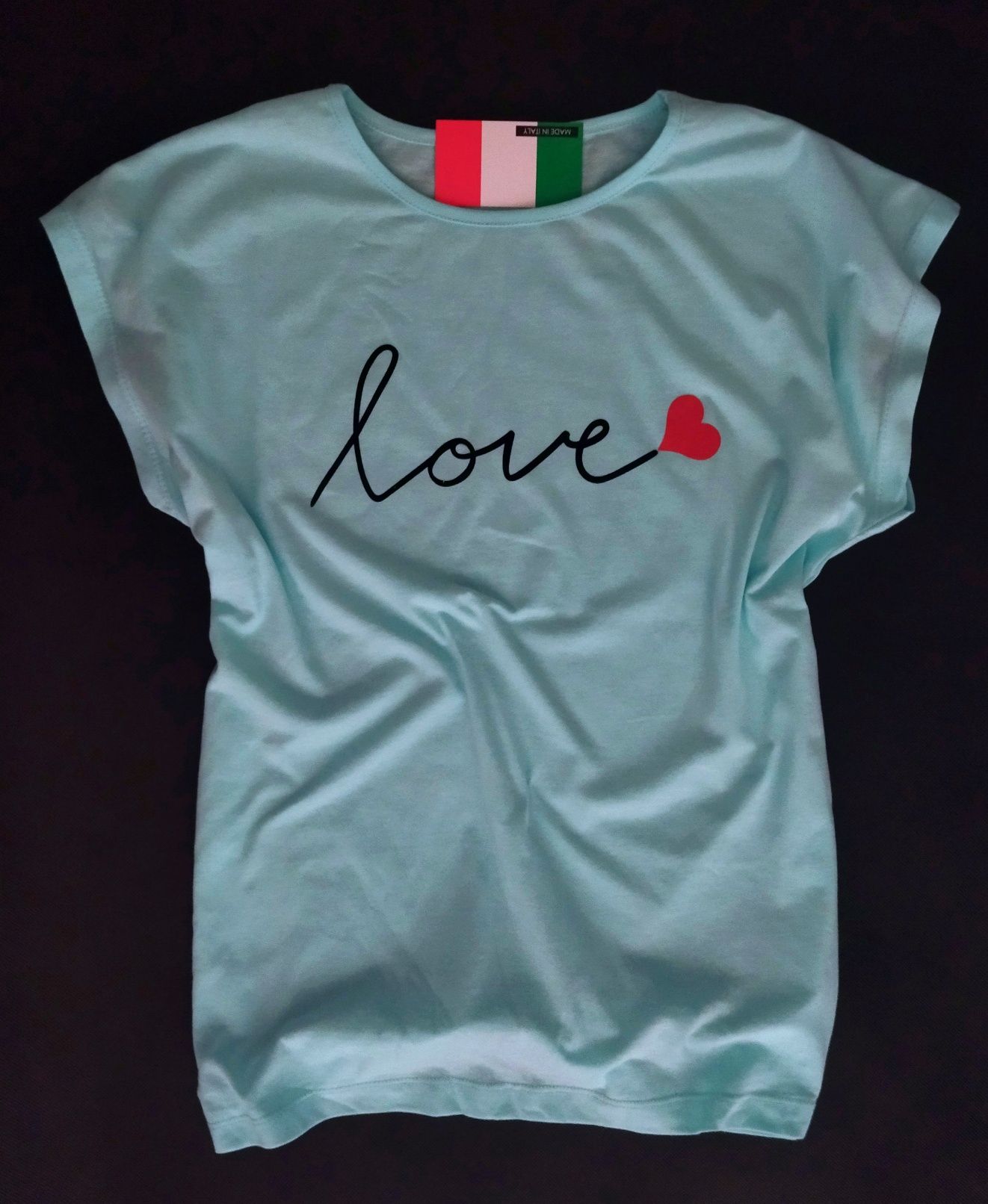 Bluzka,koszulka XL Love Italy lato 2024