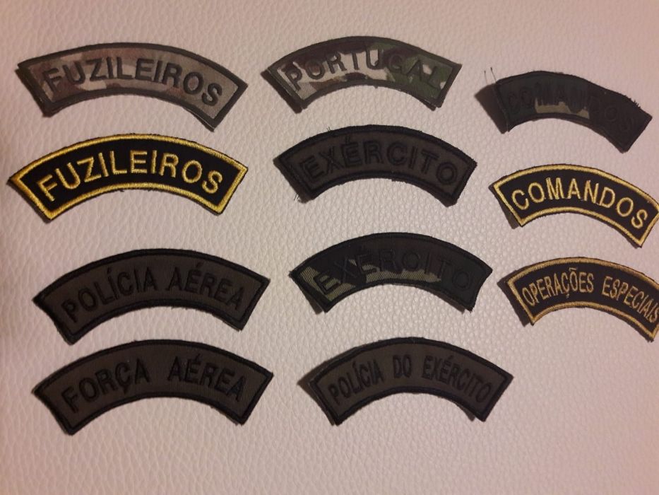 Patchs e crachat de unidades Exército e da Força Aérea
