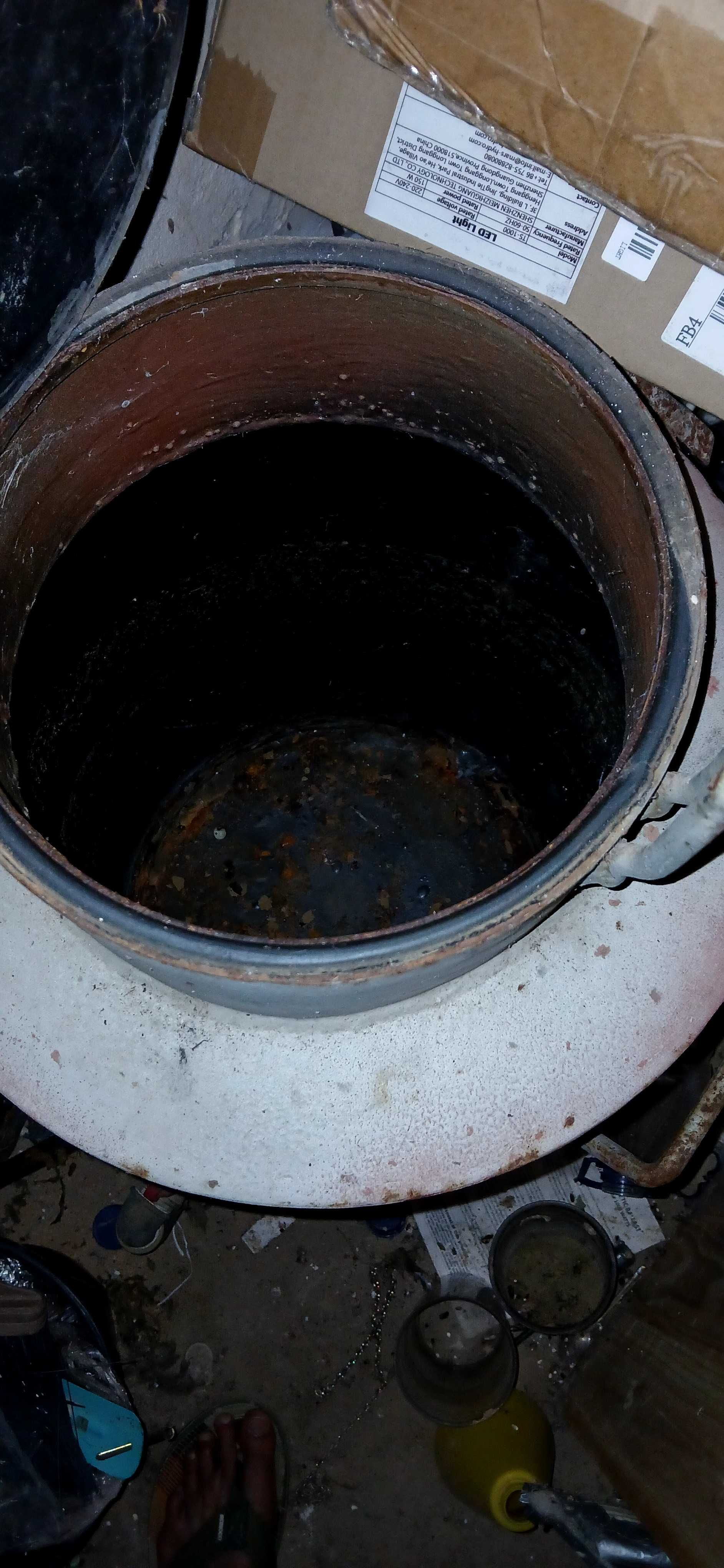 Tanque de fertilização em ferro fundido 80l