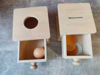 коробка Монтессорі сортер развивающая игра дерев'яні іграшки тактильна