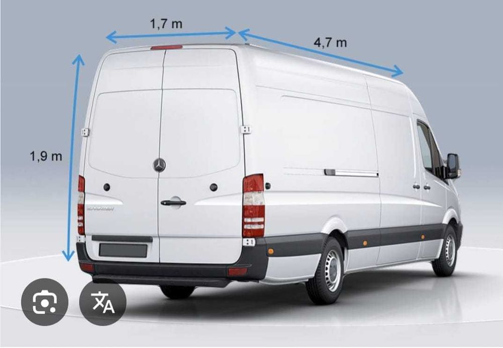Wynajem samochód dostawczy Mercedes Sprinter L5H2 2024!