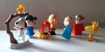 Conjunto figuras Peanuts, Snoopy, Charlie Brown