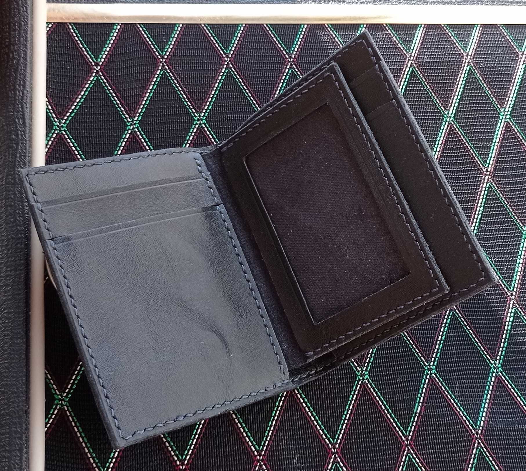 Кожаный кошелёк портмоне бумажник. Картхолдер. Ручная работа. Handmade
