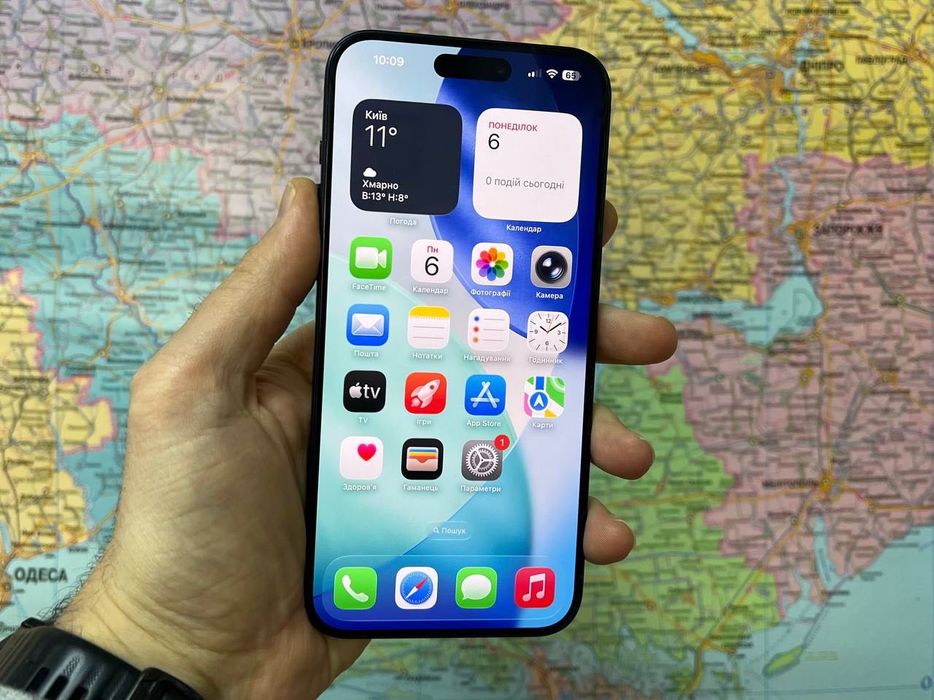 Телефон iPhone 15 Pro Max 512 Gb Blue Titanium eSim