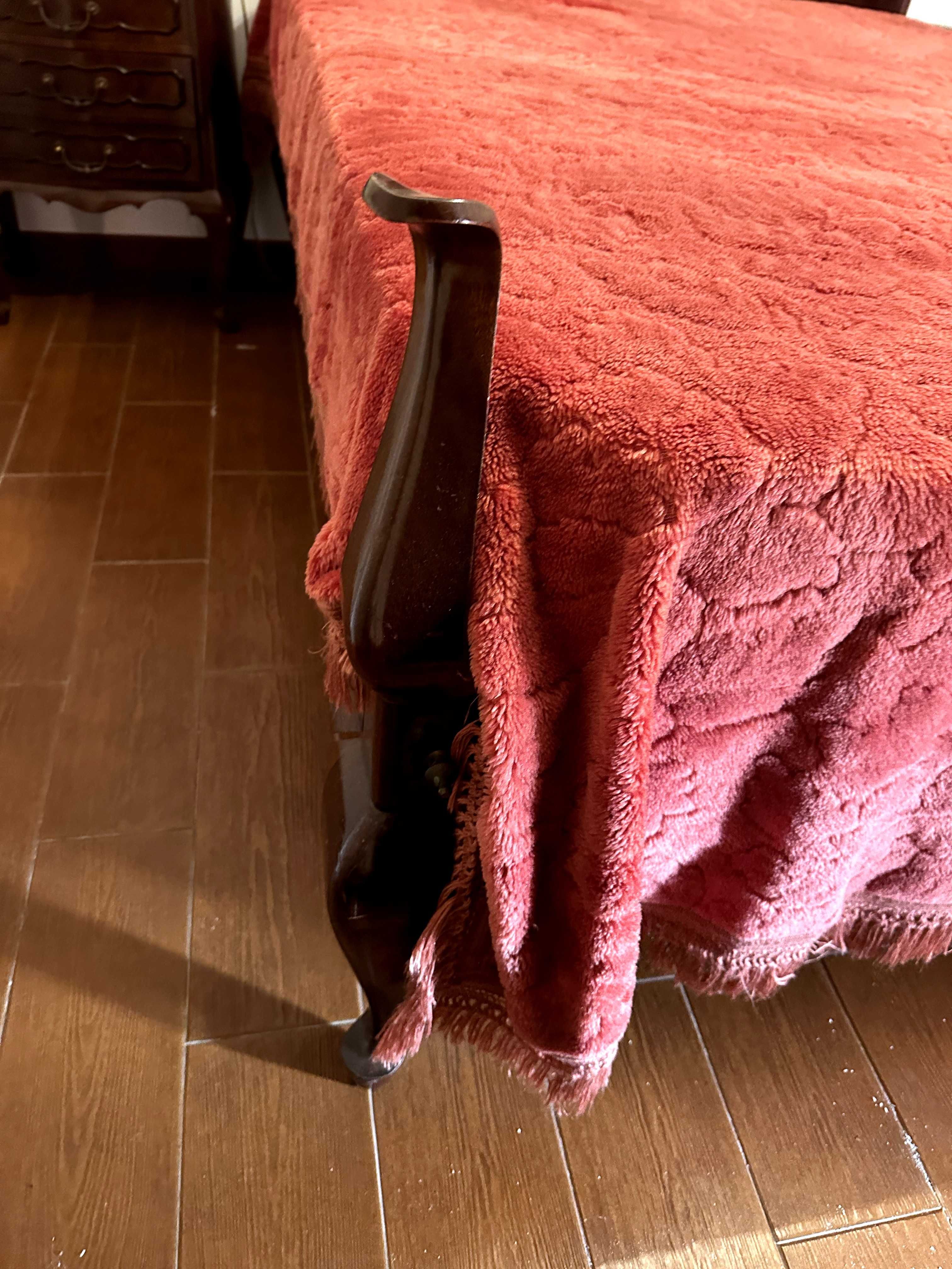 Cama em madeira 1.40mx2.00m com colchão incluído