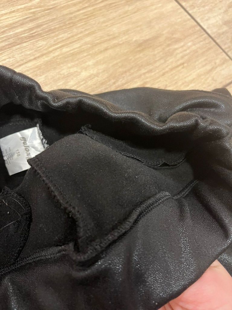 ciepłe spodnie getry legginsy 158 nowe zamki unikat