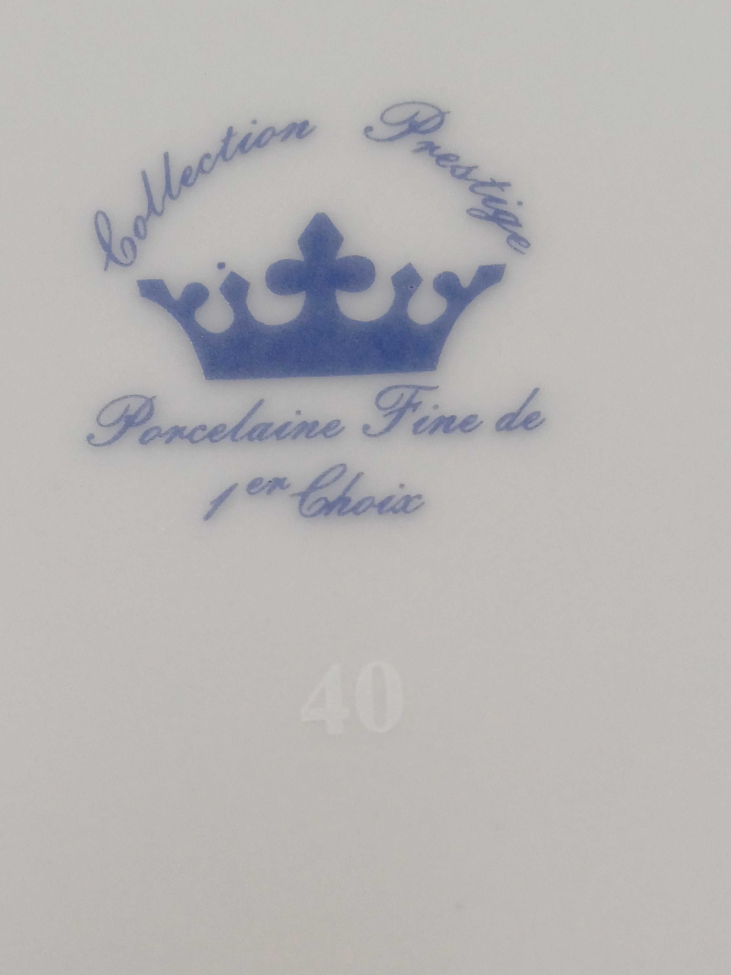 Talerze śniadaniowe porcelana Collection Prestige Francja (P.4271)