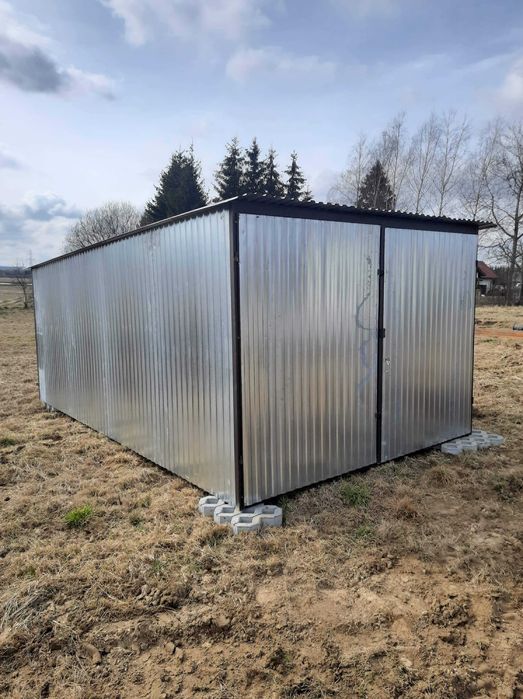 Blaszak II gatunek, garaże blaszane, wiaty blaszane, garaż 3x5, tanio