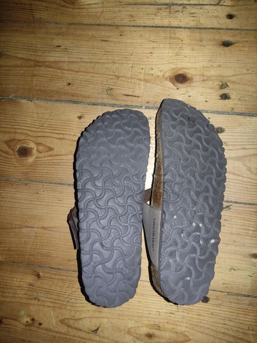 Birkenstock japonki brązowe