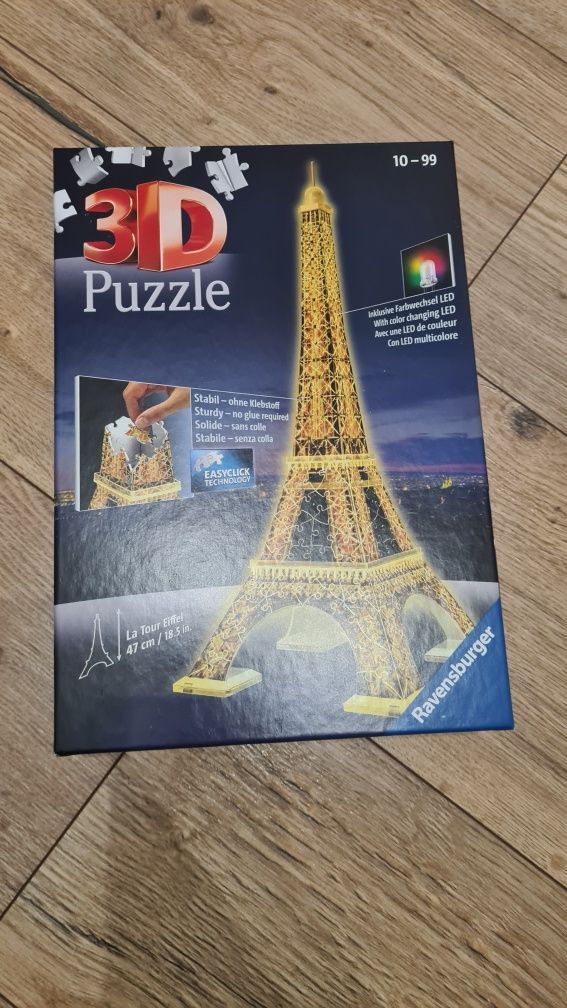Puzzle 3D Wieża Eiffla Ravensburger
