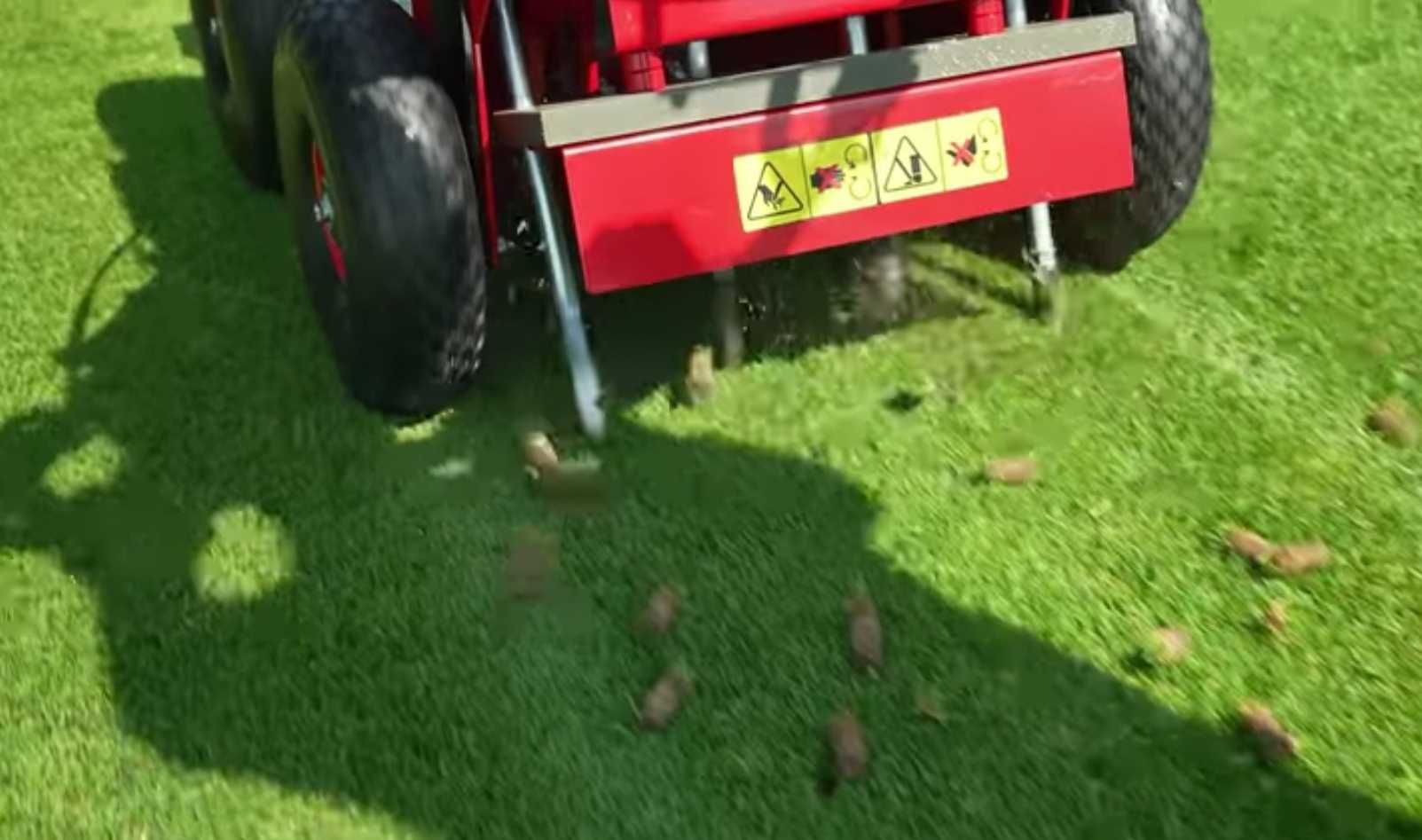 Aeracja rurkowa, Regeneracja, Wertykulacja, Koszenie trawnika.