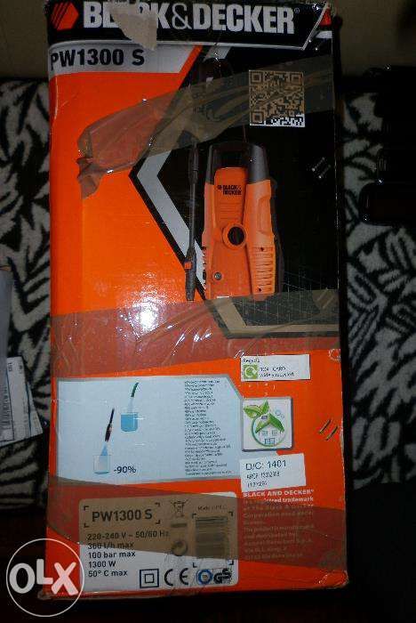 Myjka Ciśnieniowa Black & Decker 1300W, 100 Bar, Vax Sovergain