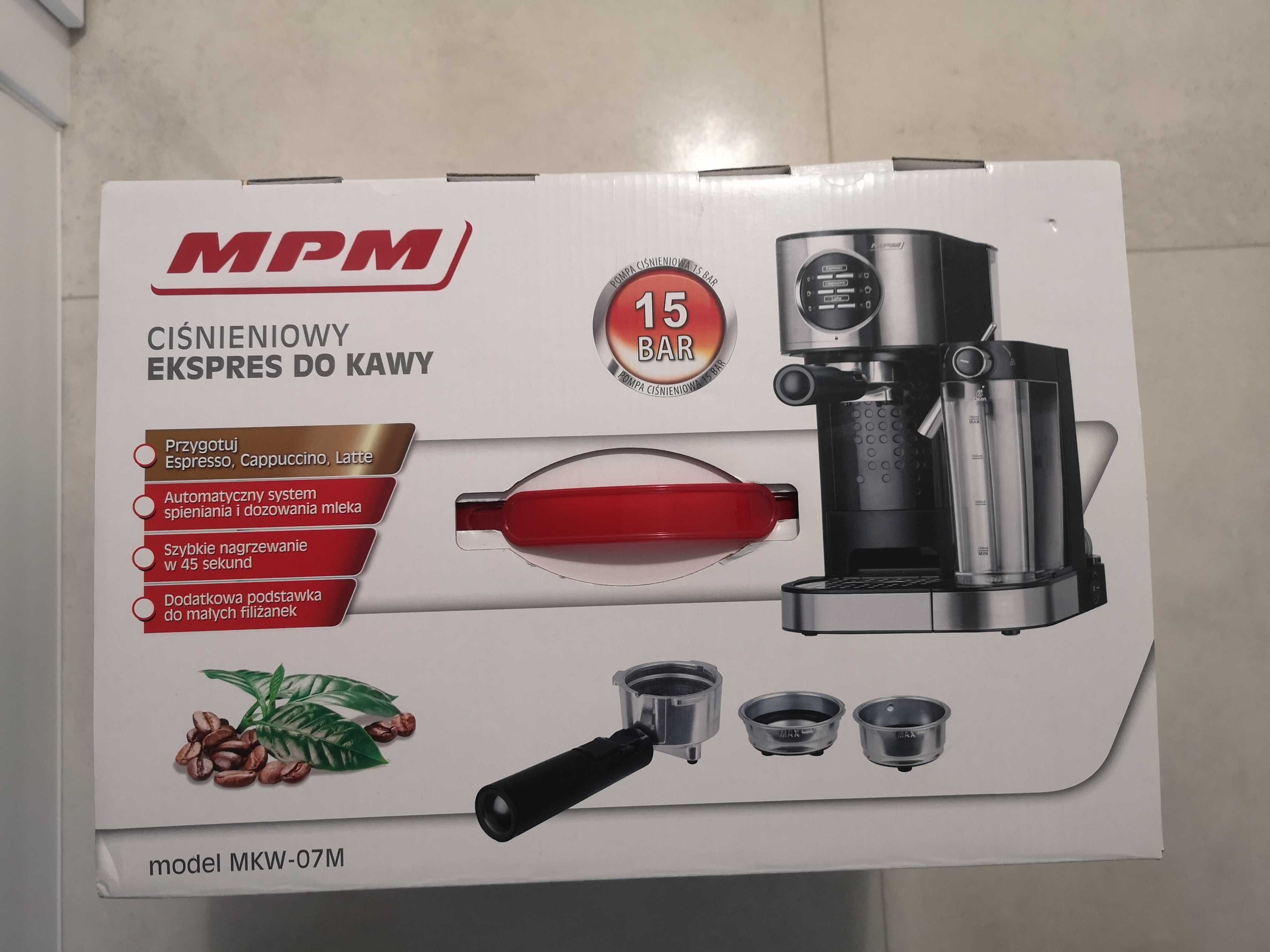 Ciśnieniowy ekspres do kawy MPM MKW-07M NOWY!!!