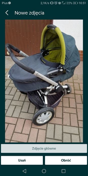 Wózek quinny buzz 3w1 zielony