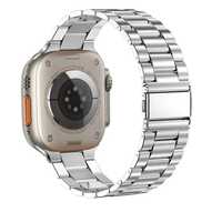 Pulseira bracelete stainless Apple Watch 42mm 44mm 45mm 49mm aço NOVA