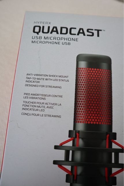 Microfone quadcast usb