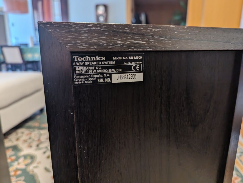 Technics SB M500 - Colunas