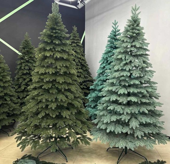Новогодняя Элитная Литая елка "Буковельская" зеленая(голубая) ель ёлка