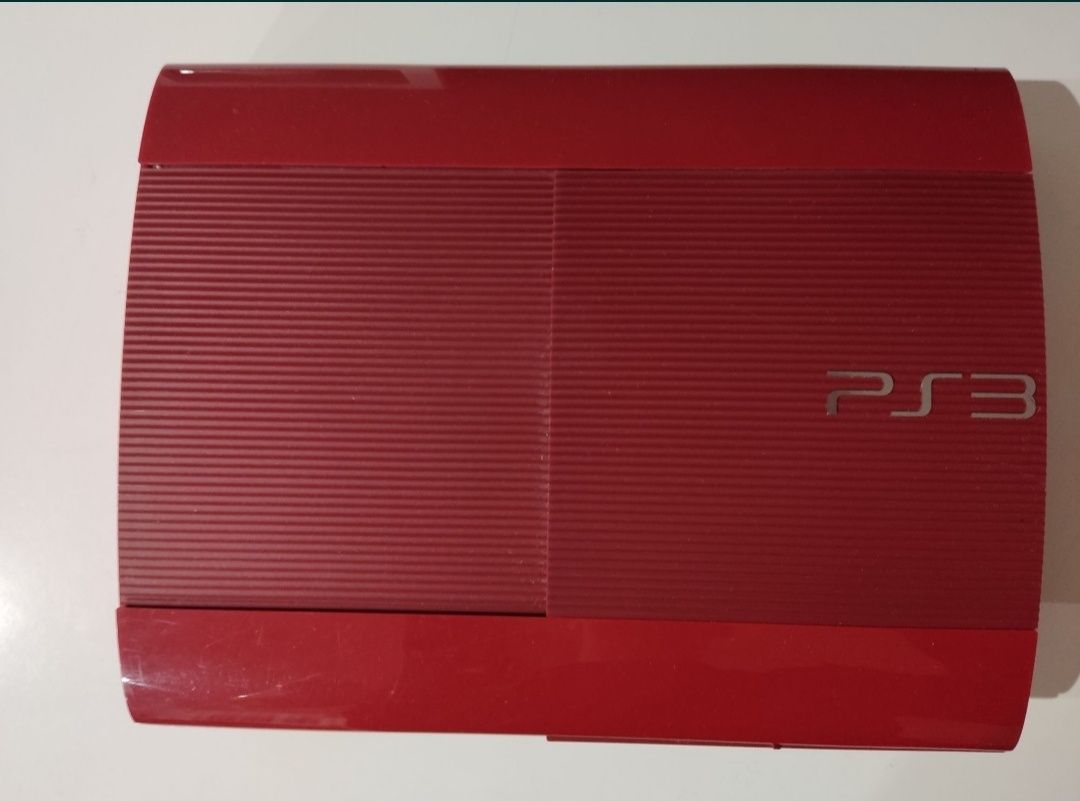 PS3 500 GB czerwień