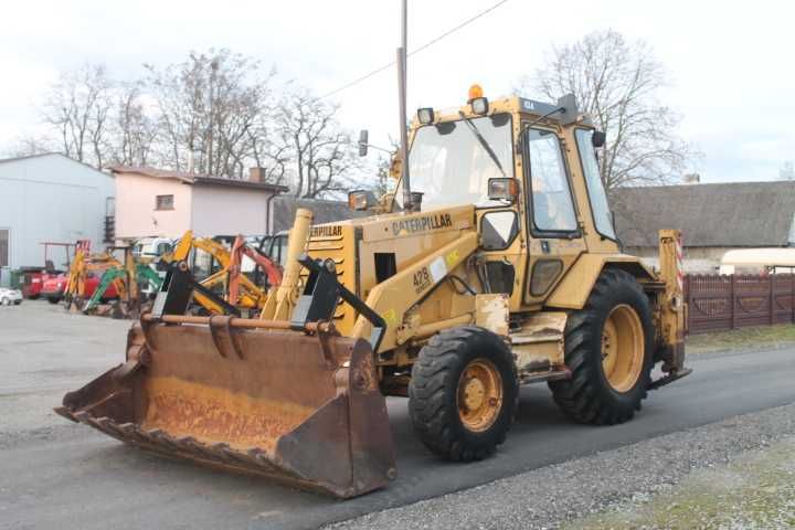 Koparko-ładowarka CAT 428 II 428B  volvo JCB Case Terex Hitachi 4x4