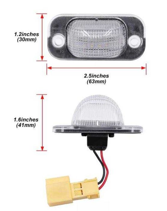 Luz de Matricula Led para Volkswagen Jetta/Golf MK2 | NOVA