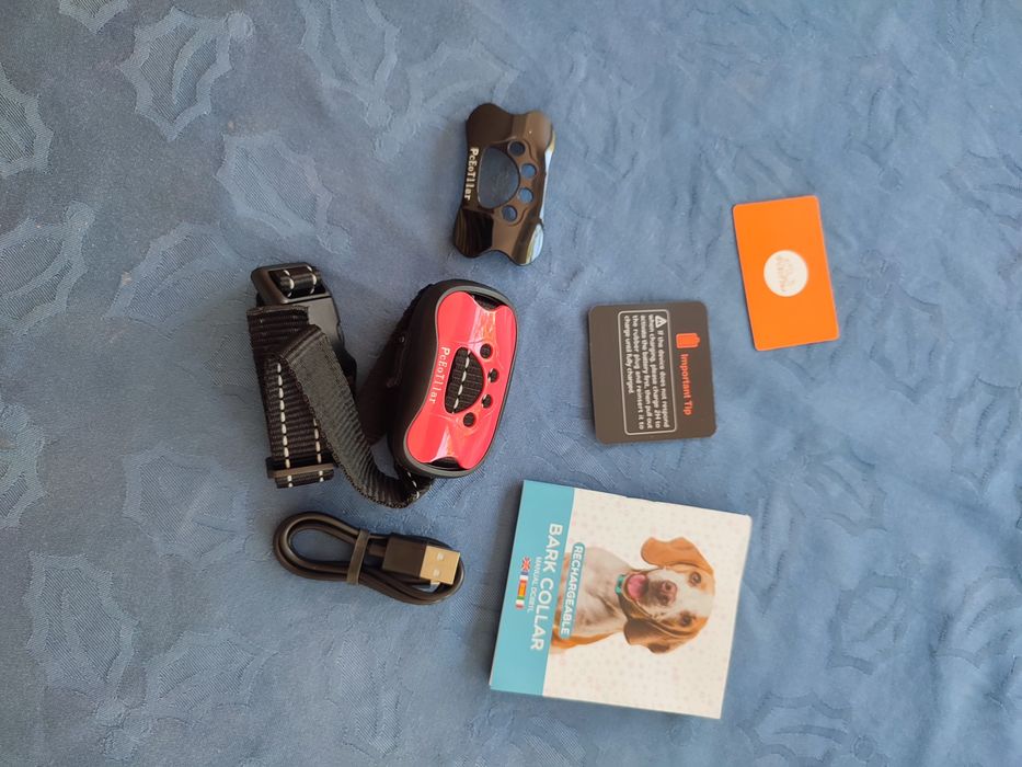 Coleira vibratória - controlo do ladrar