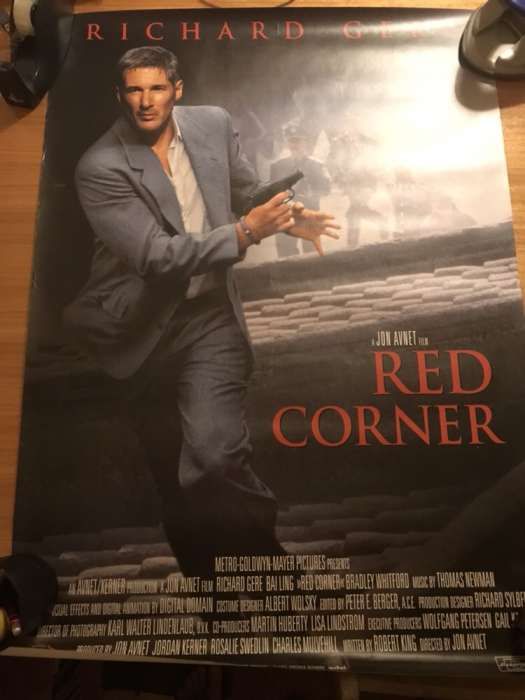 Poster do filme Red Corner, com Richard Gere