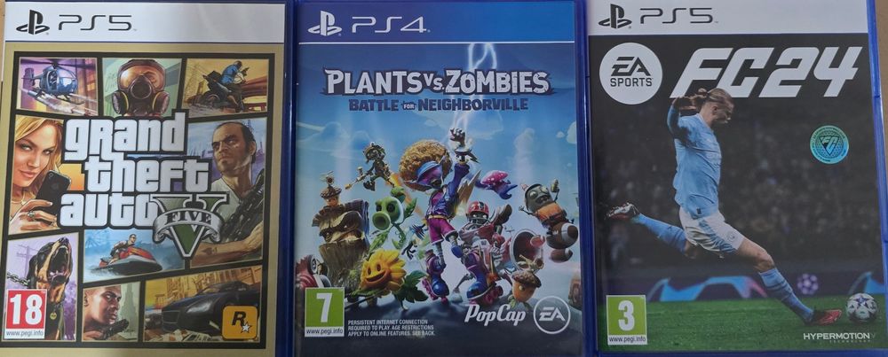 Ігри для плейстейшн GTA5 PLANTSY VS ZOMBIES FC24