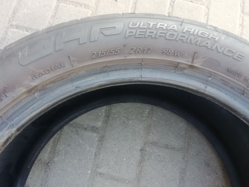 Opony letnie Kormoran Ultra High 215/55R17 98W Performance z 2022r.