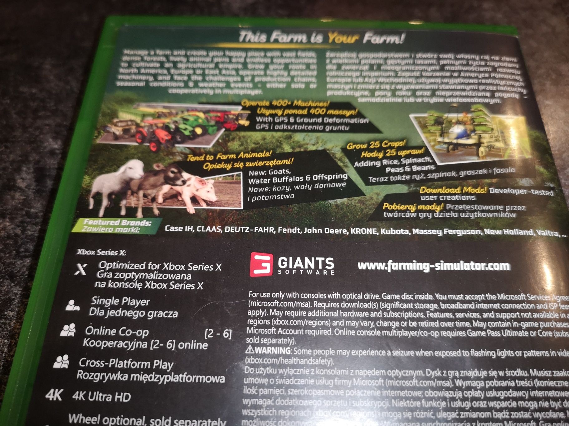 Farming Simulator 25 XBOX SERIES X gra PL k