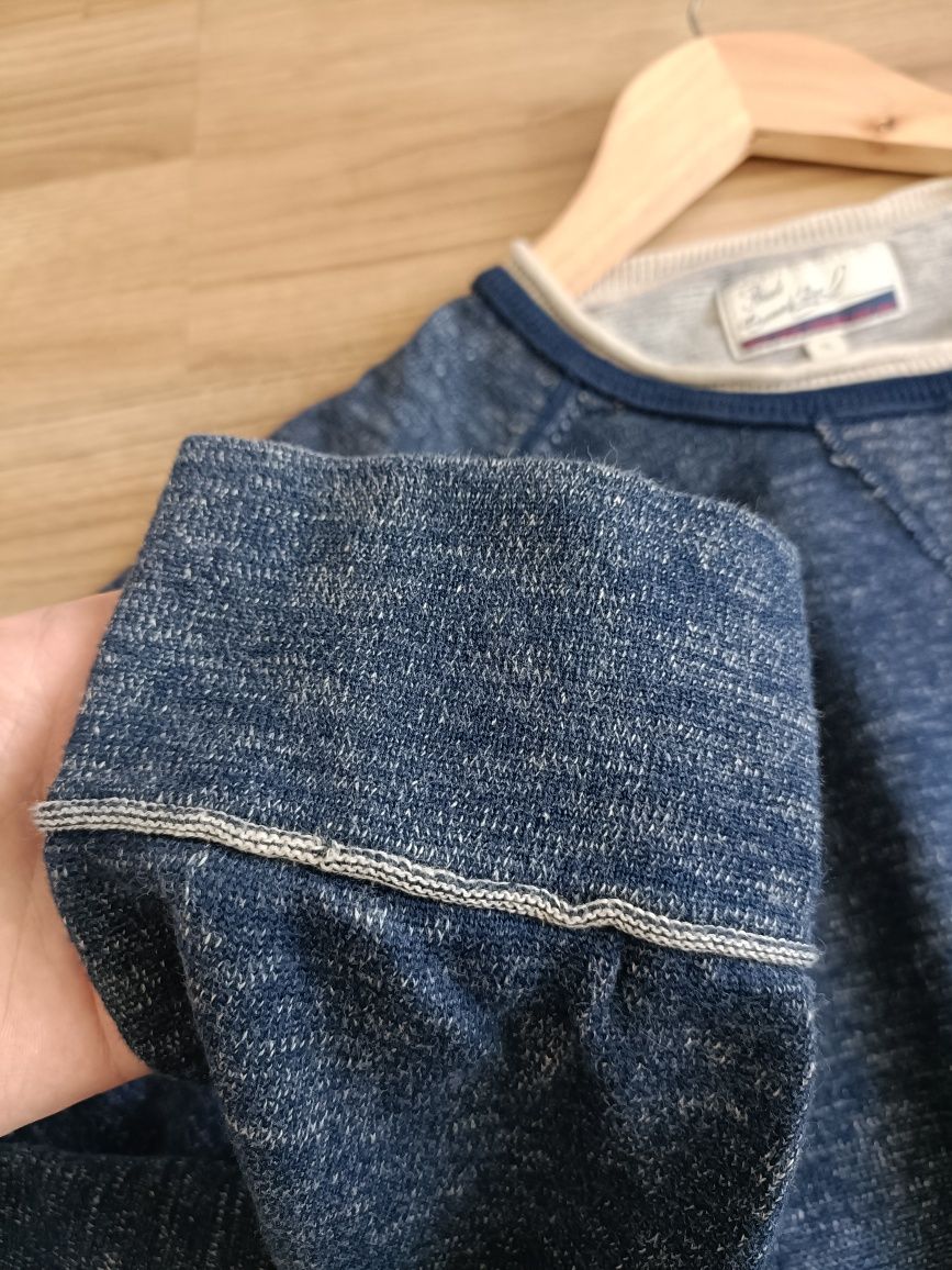 Sweter męski casual bawełniany niebieski premium Paul Kehl XL 42