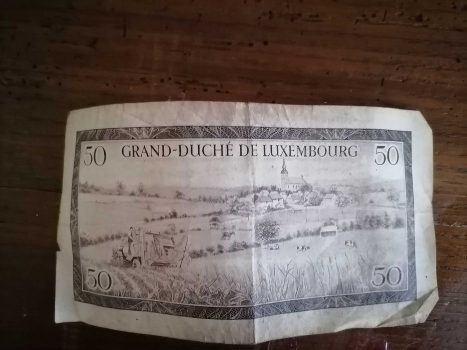 Nota de 50 Francos Luxemburgo 1961