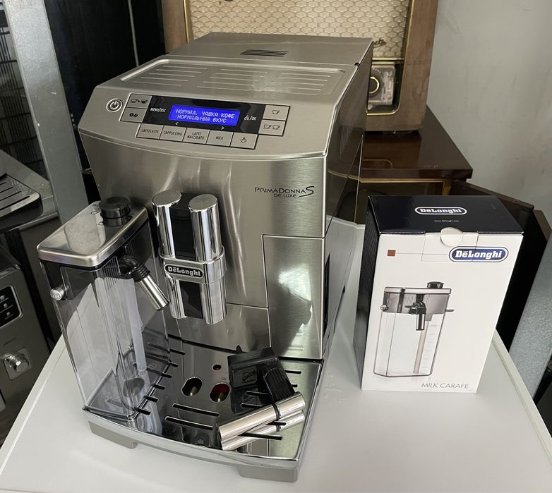 Кофемашина DeLonghi ECAM 26.455 M PrimaDonna S De Luxe из Германии