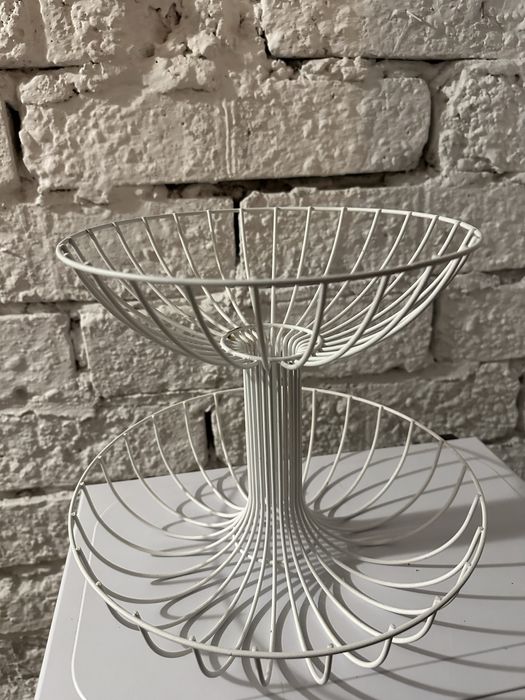 Koszyk na owoce biały