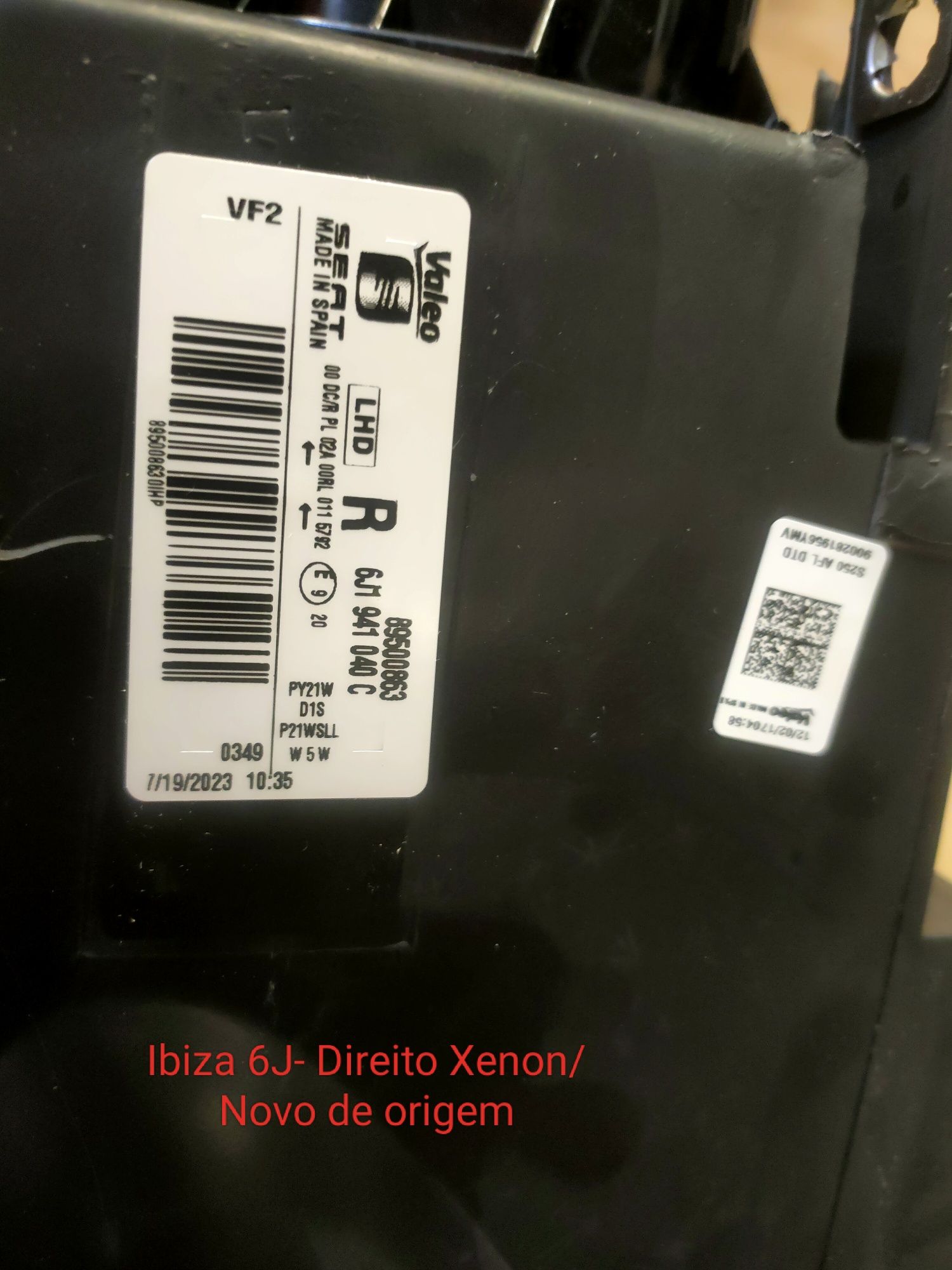 Farol SEAT Leon/Ibiza Novo Original