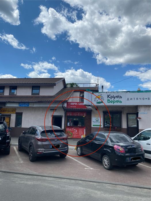 Здається приміщення в оренду під Fast-Food Вокзал Ірпінь Антонова 5