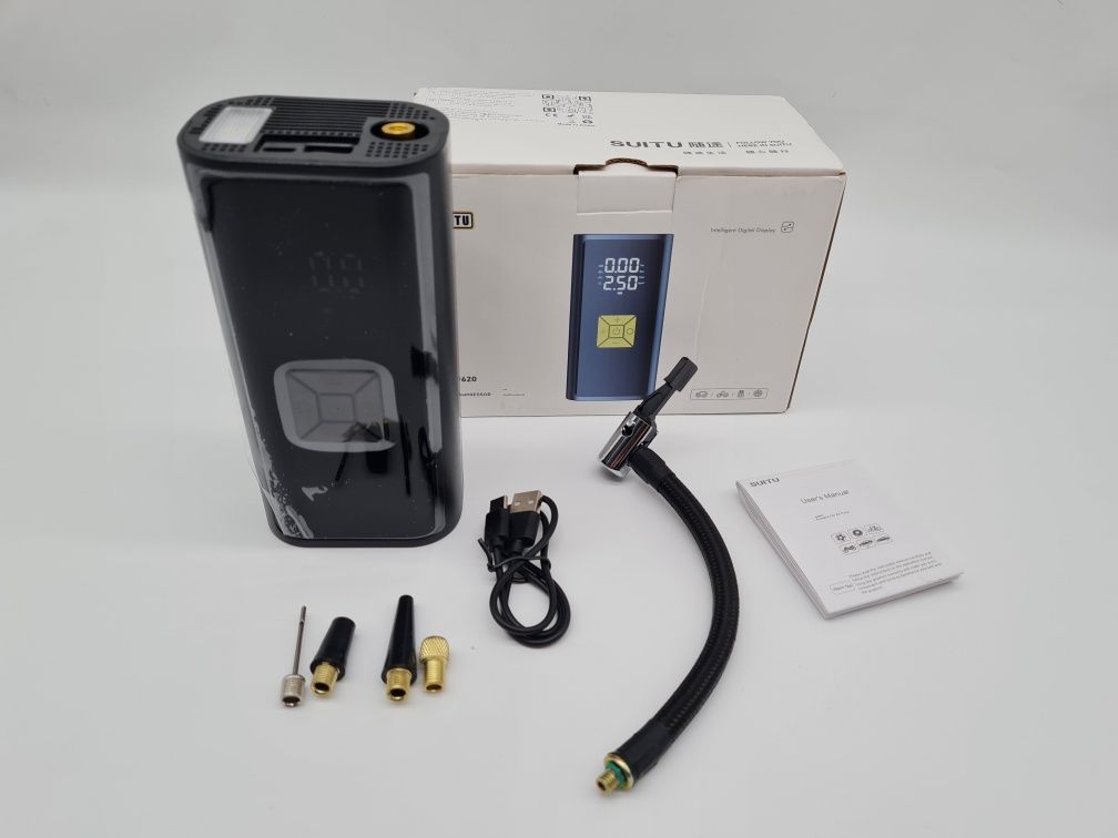 Pompka elektryczna kompresor powerbank 150 Psi Suitu