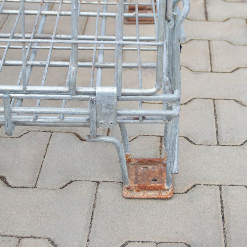 Pojemniki pojemnik siatkowy gitterbox KOSZ METALOWY składany